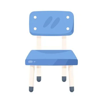 School chair Stock Illustration