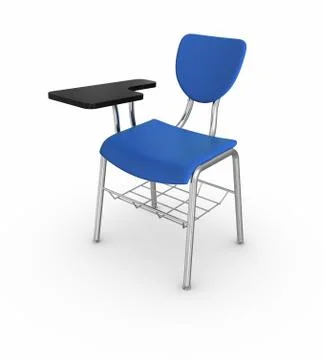 School chair table Stock Illustration