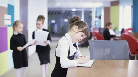 School children in classroom Stock Footage 61259580