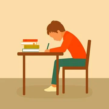 School classroom Stock Illustration