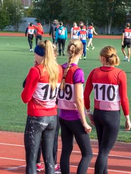 School competitions. Stock Photos