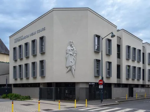 School complex of Notre-Dame du Vieux Cours, Rennes Stock Photos