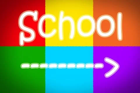 School concept Stock Illustration