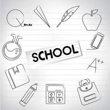 School concept Stock Illustration