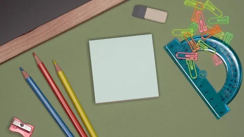 School concept. Womans hand writing CHEMISTRY on notepad Stock Footage 100108145