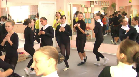 School of dance Stock Footage 38749480