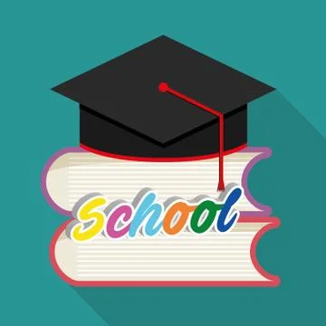 School design.  Education concept. Learning icon , vector Stock Illustration