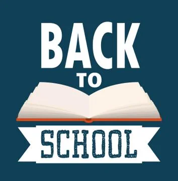 School design over   background vector illustration Stock Illustration