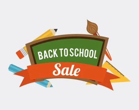 School design over   background vector illustration Illustrazione stock