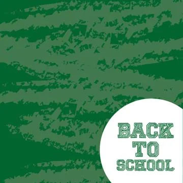 School design over blackboard texture background vector illustration Illustrazione stock