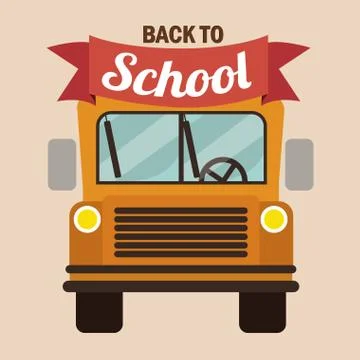School design over pink   background vector illustration Stockillustratie