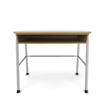 School desk Stock Illustration