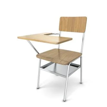 School desk Stock Illustration