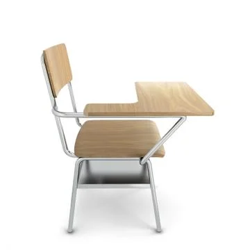School desk Stock Illustration