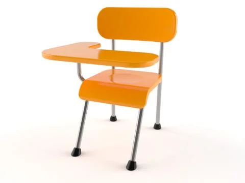 School desk Stock Illustration