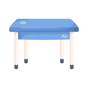 School desk Stock Illustration