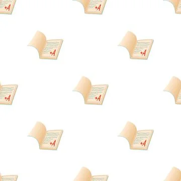 School diary pattern seamless vector Illustrazione stock