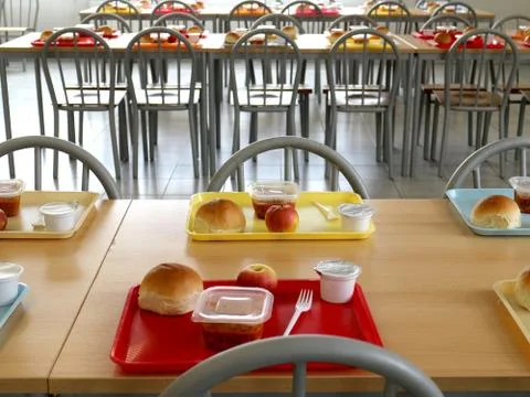School dining room Stock Photos