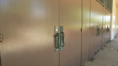 School Doors CU1 Video stock 130833326
