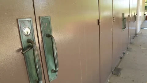 School Doors CU2 Video stock 130833405