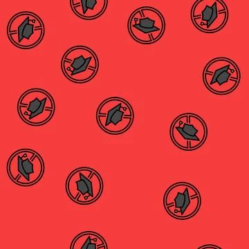 School dropout vector seamless pattern Stock Illustration