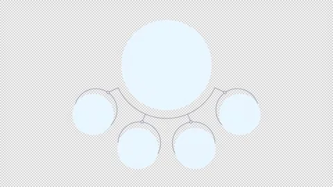 School education infographic 4 steps template animation Stock Footage 333732994