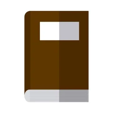 School education learn read book flat icon with shadow Ilustración de archivo