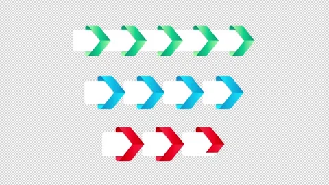 School education system ribbons empty infographic template animation set Stock Footage 340284373