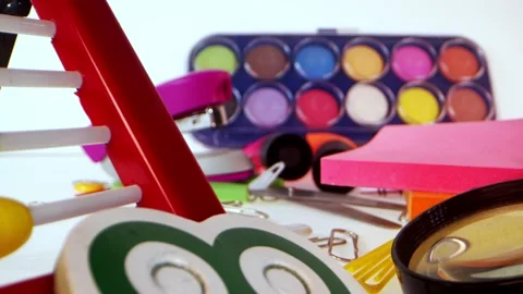 School Education Tools Concept 2 Stock Footage 144845981