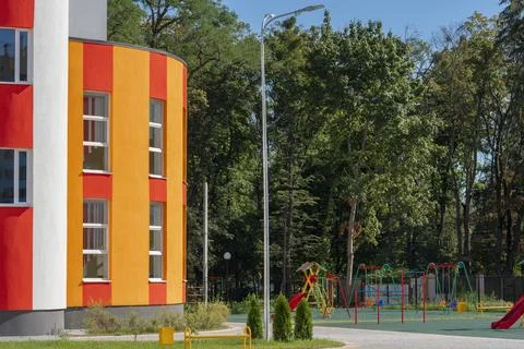 School, educational institution. Stock Photos