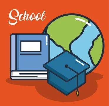 School elements design Stock Illustration