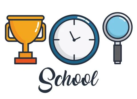 School elements design Stock Illustration