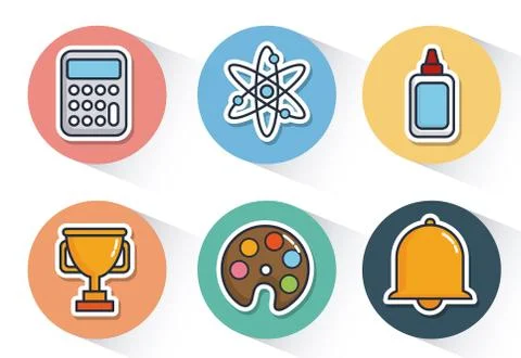 School elements design Stock Illustration