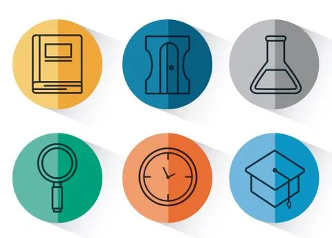 School elements design Stock Illustration