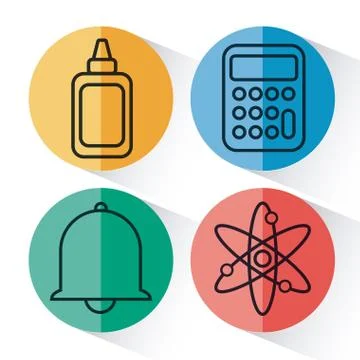 School elements design Stock Illustration