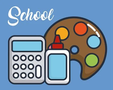 School elements design Stock Illustration