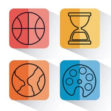 School elements design Stock Illustration