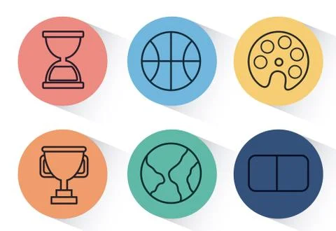 School elements design Stock Illustration