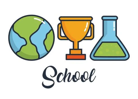 School elements design Stock Illustration