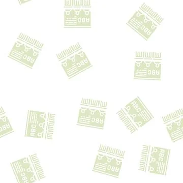 School english glyph seamless pattern 스톡 일러스트