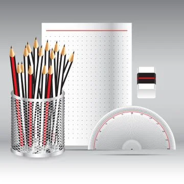 School equipment Stock Illustration