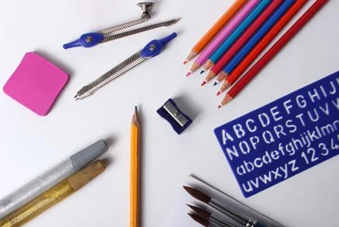 School equipment Stock Photos