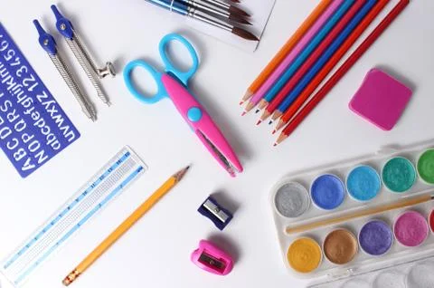 School equipment Stock Photos