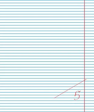 School exercise book Stock Illustration