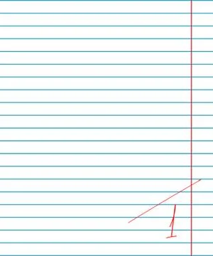 School exercise book Stock Illustration