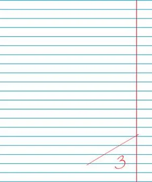 School exercise book Stock Illustration