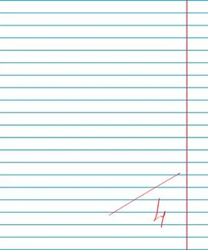 School exercise book Stock Illustration