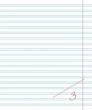 School exercise book Stock Illustration