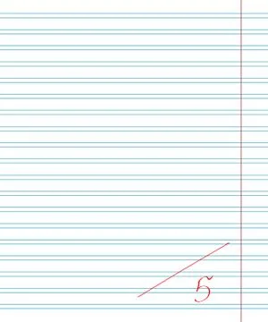 School exercise book Stock Illustration