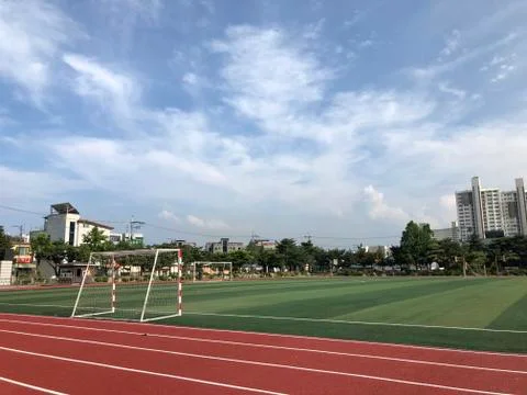 School field Stock Photos
